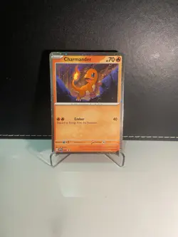 Charmander Scarlet & Violet Promos: Pokemon 151 #47 Black star promo TCG - Image 1