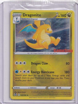 SEALED Pokemon Dragonite 131/195 Silver Tempest GameStop Stamped Holo Rare Promo - Image 1