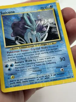 Suicune 14/64 - Pokemon Neo Revelation Unlimited - DAMAGED PSA 1 PotentialU - Image 3