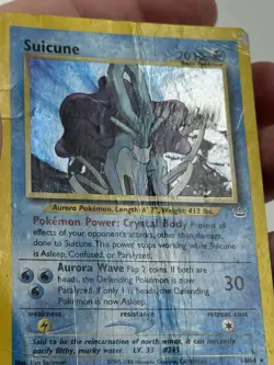 Suicune 14/64 - Pokemon Neo Revelation Unlimited - DAMAGED PSA 1 PotentialU - Image 4
