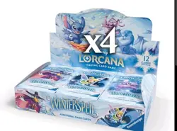 Disney Lorcana TCG Winterspell Booster Box Case 4 Boxes ❄ Factory Sealed - Image 4