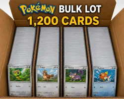 Pokemon Tcg Bulk Card Lot 1200 Mixed Non Holo Collection Commons Uncommons - Image 1