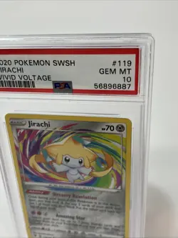 2020 Pokemon SWSH Jirachi Vivid Voltage #119/185 PSA 10 GEM MT - Image 4