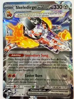 Skeledirge ex - 137/182 - Double Rare - Paradox Rift - Pokemon Card - NM/M - Image 1