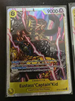 🔥 4 x One Piece TCG OP10-112 Eustass "Captain" Kid Cards - Playset English 🔥 - Image 2