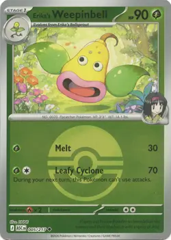 Pokemon Erika's Weepinbell (Poke Ball) [ME: Ascended Heroes - 005/217]Reverse... - Image 1