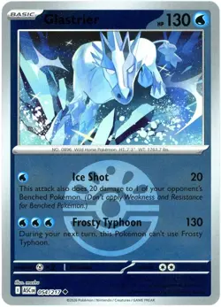 Pokemon Glastrier (Friend Ball) [ME: Ascended Heroes - 054/217]Reverse Holofo... - Image 1