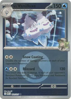 Pokemon N's Vanilluxe (Energy Symbol Pattern) [ME: Ascended Heroes - 051/217]... - Image 1
