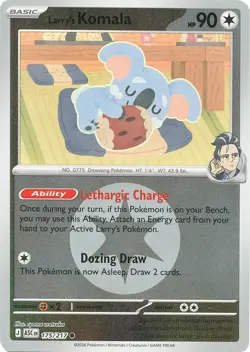 Pokemon Larry's Komala (Energy Symbol Pattern) [ME: Ascended Heroes - 175/217... - Image 1