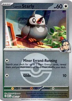 Pokemon Larry's Starly (Poke Ball) [ME: Ascended Heroes - 168/217]Reverse Hol... - Image 1