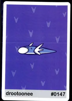 Drootoonee (Dratini) 147 - Gen 1 Pookiemoot Fan Art - Pokemon - Image 1
