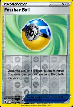 FEATHER BALL 141/189 UNCOMMON ASTRAL RADIANCE POKEMON REVERSE HOLO NM - Image 1