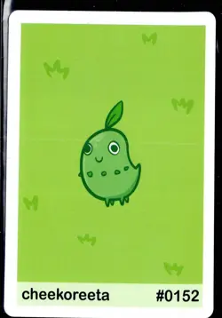 Cheekoreeta (Chikorita) #152 - Gen 2 Pookiemoot Fan Art - Pokemon - Image 1