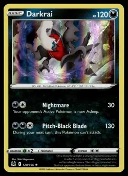 Darkrai 120/196 Holo Rare Lost Origin Pokemon Near Mint - Image 1
