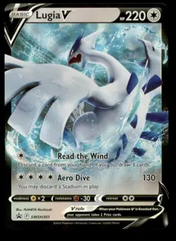 Lugia V SWSH301 Holo Promo Sword & Shield Promo Pokemon Near Mint - Image 1