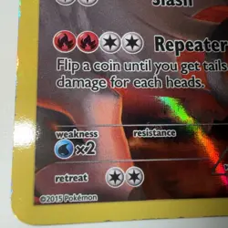 Reshiram XY Black Star Promo XY74 Full Art Holo Promo Pokemon TCG - Image 2