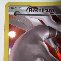 Reshiram XY Black Star Promo XY74 Full Art Holo Promo Pokemon TCG - Image 3