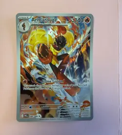 Pokemon TCG Armarouge 086/084 PBL EN Full Art Holo Illustration Rare English - Image 1