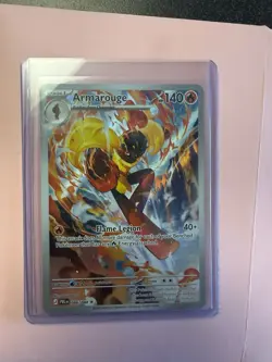 Pokemon TCG Armarouge 086/084 PBL EN Full Art Holo Illustration Rare English - Image 3