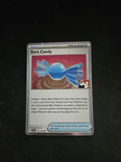 Rare Candy Pokemon Play! Prize Pack Series Stamp Holo 191/198 NM! - Image 1