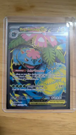 Pokemon Mega Venusaur ex 155/132 Me01: Mega Evolution Holo - Image 1