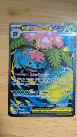Pokemon Mega Venusaur ex 155/132 Me01: Mega Evolution Holo - Image 2