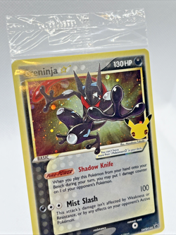 SEALED Pokemon Greninja Gold Star SWSH144 Promo - Celebrations ETB Black Star - Image 1