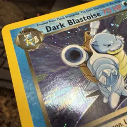 Dark Blastoise 3/82 Team Rocket Holo Rare WOTC Pokemon Card - Great Condition - Image 3