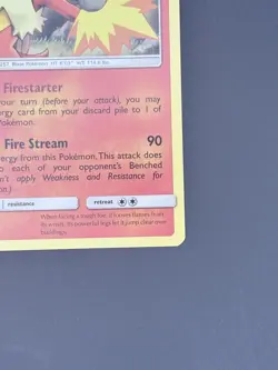 Blaziken 6/70 Pokemon TCG Dragon Majesty Sun Moon Holo Rare Card Lightly Played - Image 4