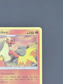 Blaziken 6/70 Pokemon TCG Dragon Majesty Sun Moon Holo Rare Card Lightly Played - Image 5