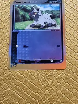 NM Poochyena Reverse Holo 63/109 Ruby and Sapphire Pokemon Card - Image 3