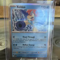Pokemon Keldeo 019/086 CHAOS RISING STAMPED PROMO CARD - Image 1