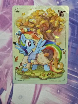 My Little Pony 2025 Kayou Moon Series 7 Rainbow Dash Card SGR Foil NM - Image 1