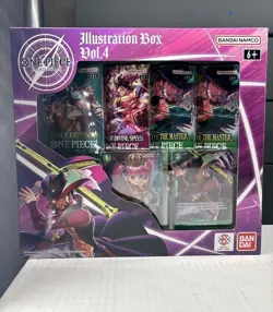 Bandai One Piece Trading Card Game: Illustration Box Volume 3 + 4 BUNDLE SEALED! - Image 2