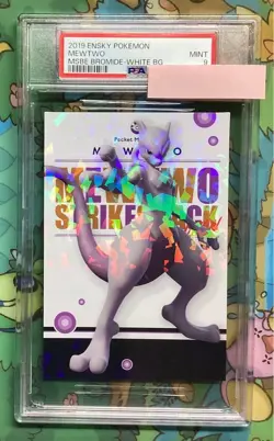 [PSA9] ya36 Pokemon 2019 Ensky Mewtwo'S Strikes Back Bromide Card Mewtwo Psa9 - Image 1