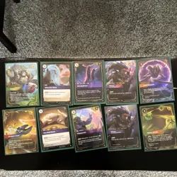 Riftbound 62 card lot Origins Spiritforged Unleashed near mint cards epic rares - Image 2