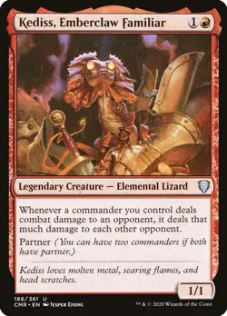 NM - Kediss, Emberclaw Familiar [CMR - 188] Commander Legends - Image 1