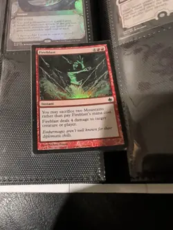 Fireblast Foil - MTG - Premium Deck Series: Fire & Lightning - Image 1