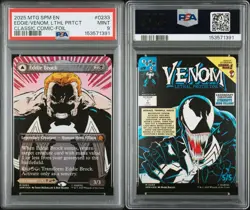 EDDIE BROCK VENOM LETHAL PROTECTOR COMIC FOIL MAGIC SPIDERMAN SPM 0233 MTG PSA 9 - Image 1