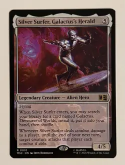 Silver Surfer, Galactus's Herald #10 Commander: Marvel Super Heroes Magic MTG - Image 1