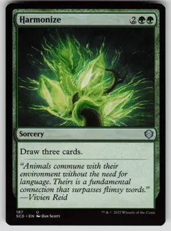 Harmonize Normal U Starter Commander Decks 187 NM - Image 1