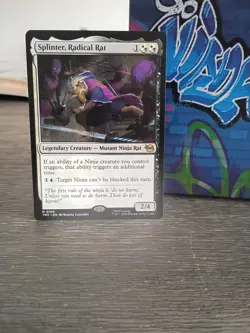 Wizards of the Coast TMNT Splinter, Radical Rat Legendary Creature Rare 0169 EN - Image 1