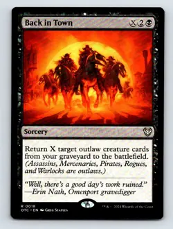 Back in Town R Commander: Outlaws of Thunder Junction 18 NM - Image 1