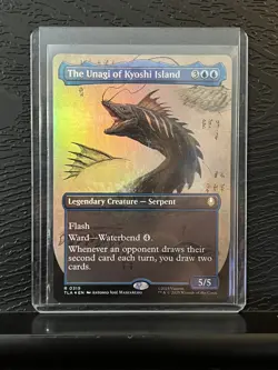 The Unagi of Kyoshi Island (Borderless) (Foil) NM Avatar: The Last Airbender - Image 3