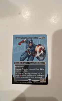 Captain America, Super-Soldier (Borderless) (0352) Marvel Super Heroes Mythic - Image 1