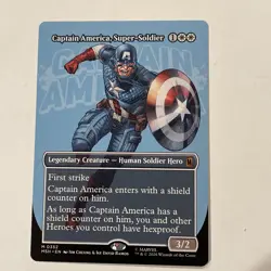 Captain America, Super-Soldier (Borderless) (0352) Marvel Super Heroes Mythic - Image 2