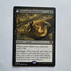 Decorum Dissertation 0078 - Strixhaven Mythic Rare Black Sorcery - Image 1