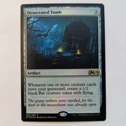 Desecrated Tomb Foil, 2019 Core Set (M19) #230, NM MTG - Image 1