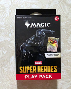 Magic: The Gathering Marvel Super Heroes Play Booster Pack Lot 3 Promo English - Image 1