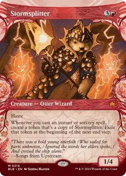 Stormsplitter (Showcase) [Bloomburrow] Near Mint - Image 1